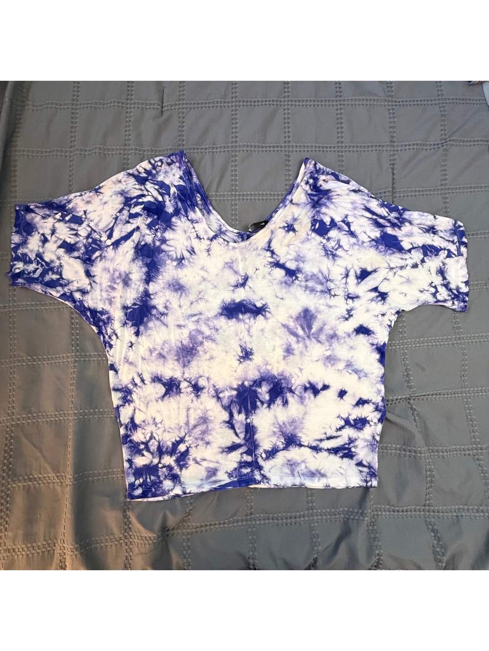 bebe Women's Tie-Dye Crop Top Size S/Boho/Colorful/Art Teacher
